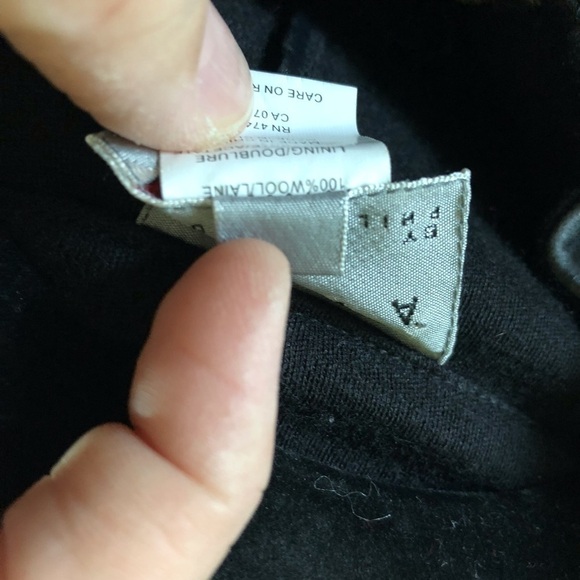 Arec black wool zip up jacket in size 12 - Picture 7 of 7